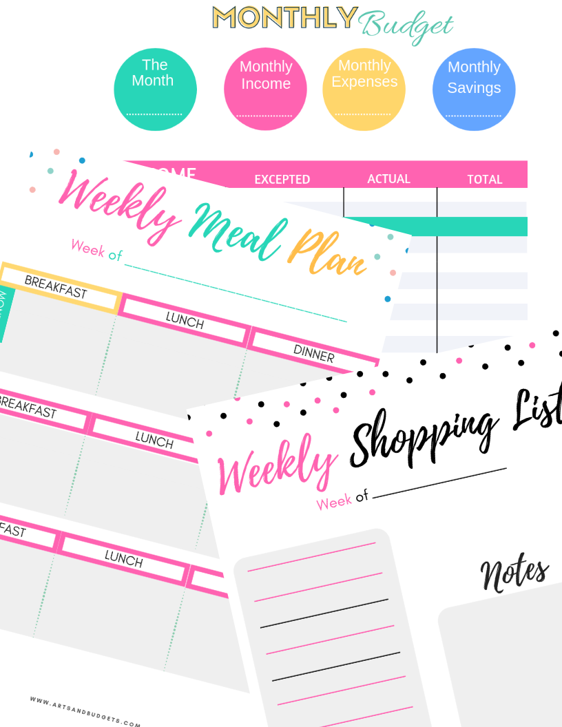 ed3b423e1f2c1543427296 monthly budget planner 1 png - the quickest easiest way to make money on instagram elley mae